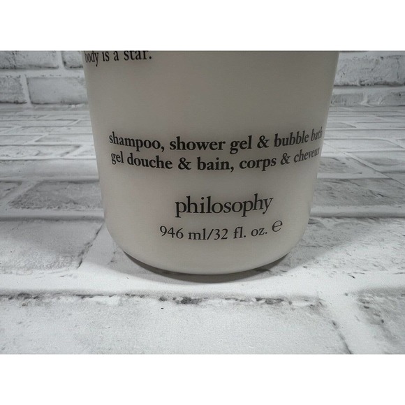 Philosophy Twinkling Starlight Shower Gel Shampoo Bubble Bath Body Wash 32 OZ - Picture 2 of 4